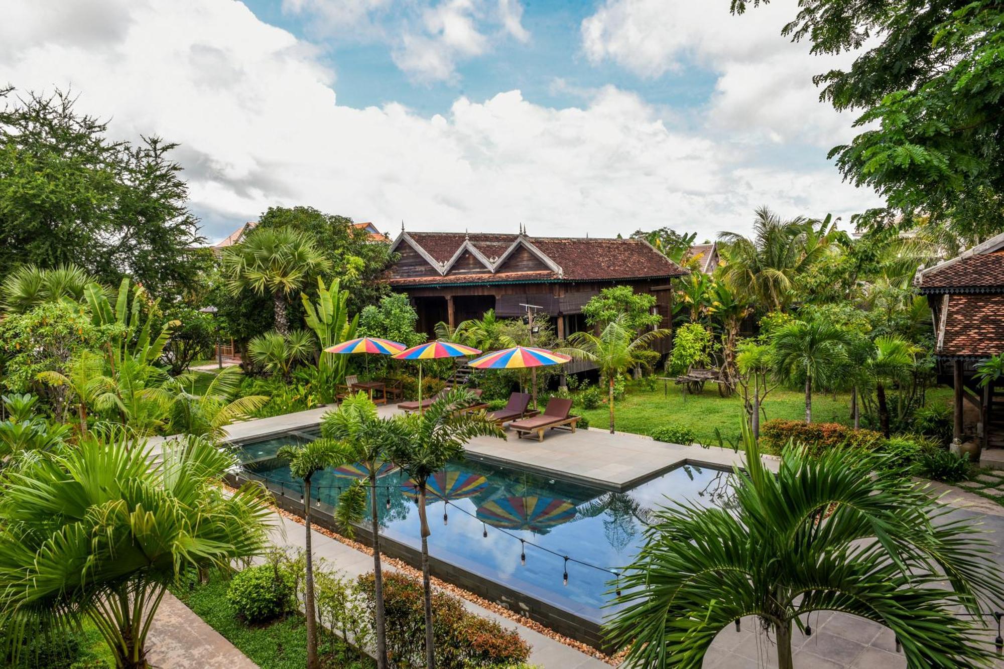 Phum Khmer Lodge - Village Cambodian Eco-Lodge Siem Reap Exterior foto