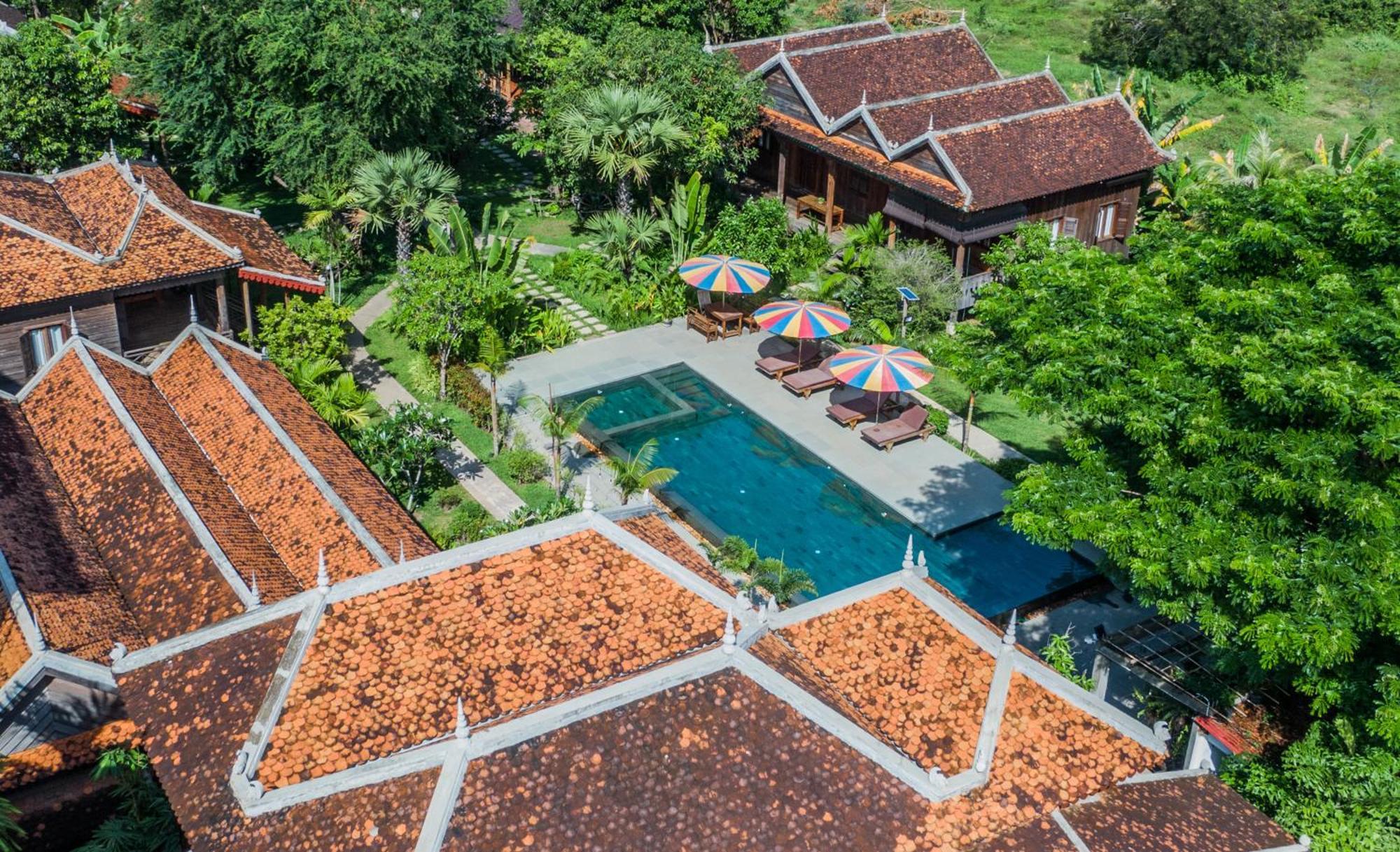 Phum Khmer Lodge - Village Cambodian Eco-Lodge Siem Reap Exterior foto
